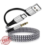 Ciqily Usb 3.5MM Aux Cable 3FT Trs Stereo Pc Laptop Iphone. Fixed Price $20.00.