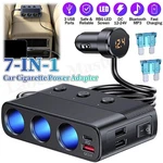 7-IN-1 3WAY Car Cigarette Lighter Socket Splitter Power Adapter Charger 12V 24V. Fixed Price $16.98.