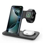 3IN1 Wireless Charger Dock Station For Apple Watch 10 Air Pods Iphone 16 Pro Max. Fixed Price $17.98.