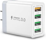 Aioneus RE-QC40W Usb Wall Charger- 4-PORT Fast Block (/RT6-21609-.... Fixed Price $17.99.