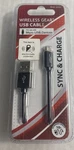Wireless Gear Sync & Charge 10' Cable Fabric Usb Model G0232. Fixed Price $7.50.