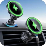Lamicall 15W For Magsafe Car Mount Charger 3-IN-1 Upgraded Black. Fixed Price $39.81.