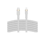 Belkin Boostup Charge Pro Flex Usb-c Cable W/lightning Connector Braided White. Fixed Price $12.95.
