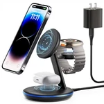 Pexxus Magnetic 3-IN-1 Wireless Charger For Phone W309 Black. Fixed Price $48.50.