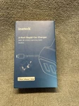 New Inateck 2-PORT Rapid Car Charger With 3 Foot Cable Iphone Ipad Kg. Fixed Price $12.00.