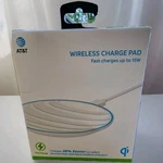 Wireless Charging Pad At&t Fast Charge 3.0 15W - New Unused. Fixed Price $14.99.