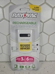 Rayovac Platinum Rechargeable Powepack Multi-use Back Up Charger, PS60 New. Fixed Price $15.98.