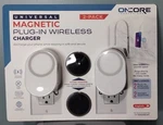 Oncore Universal Magnetic Plugin Wireless Phone Charger (2 Pack). Fixed Price $14.95.