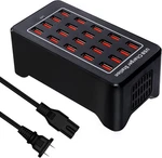 100W 20-PORT Desktop Usb Charging Station Multi-function Smart Charger Hub. Fixed Price $35.98.