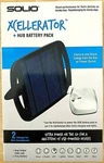 New Solio Xcellerator + Hub 2000 Mah Battery Pack Solar Charger - 1 Amp Output. Fixed Price $59.00.