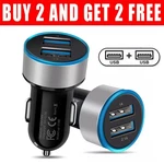 Dual Usb Port Car Charger Adapter Quick Fast Charging For Htc Samsung Iphone. Fixed Price $13.15.