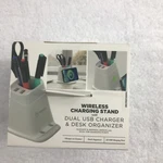 Premier Qi Wireless Charging Stand With Dual Usb Charger & Desk Organizer (5W). Fixed Price $16.99.