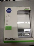 Studio By Belkin 2-PORT Home Charger + Micro-usb Cable, Silver. Fixed Price $14.99.
