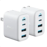 Anker Zolo Usb Charger Block, 2-PACK 4-PORT Wall Adapter With 50W Max Output. Fixed Price $29.99.