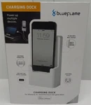 New Blue Flame Charging Dock For Iphone & Ipod (5TH Gen) W/ Extra Outlets. Fixed Price $13.96.