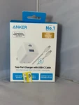 Anker 33W Usb Wall Charger + 6FT Cable White New Pd Fast. Fixed Price $22.00.