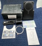 Smtcsl 3-IN-1 Magnetic Wireless Charging Station, 10000MAH Power Bank Black. Fixed Price $43.99.