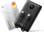 Weefancy Mini Portable Charger Built-in Cables 22.5W Fast Charging Power Bank. Fixed Price $27.00.