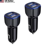 Car Charger, 2.4A 12W Andhot Mini Dual Port Usb 2PACK, K5-2 Black. Fixed Price $12.66.