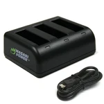 Wasabi Power Triple Usb Battery Charger For Dji AB1 And Osmo Action Camera. Fixed Price $9.99.