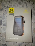 Safe Speed Outdoor Protection Solar Power Bank Brand New 10000MAH. Fixed Price $17.99.