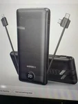 Veger V1115 Portable Charger With Built-in & Ac Plug Cables All One 10000MAH. Fixed Price $49.99.