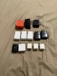 Lot Of 13 Apple Samsung Jbl Lg Motorola Asus Wall Charger Power Supply Adapter. Fixed Price $9.95.