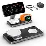 Ueq Foldable 3 1 Wireless Charging Station For Apple Iphone Watch Airpods Mag. Fixed Price $74.70.