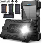 2025 Super 300000MAH Usb Portable Charger Solar Power Bank For Cell Phone Gift. Fixed Price $13.59.