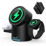 Zeehoo 3 1 Charging Station For Apple Devices, Mag-safe Charger Stand, QI2.... Fixed Price $90.71.