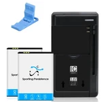 High Power 2X 1250MAH Extra Battery Usb Charger Samsung Freeform SCH-R480. Fixed Price $49.42.