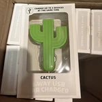 Lot Of 11 - Kikkerland Green Cactus Car Charger (3 Way Usb Ports) New In Box. Fixed Price $12.00.