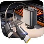 Lisen Retractable Car Charger Usb Upgraded Dual Type 31.5 Inch, Grey. Fixed Price $30.67.