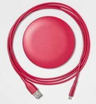 Heyday Qi Wireless 5W Charging Puck (magenta). Fixed Price $9.99.