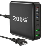 Usb Charger, 200W 7 Ports Fast Gan Charging Station, 65W Laptop Charg.... Fixed Price $24.57.