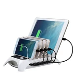 Trexonic 970105167M 12A 5-PORT Usb Charging Station With Dividers, White. Fixed Price $57.57.