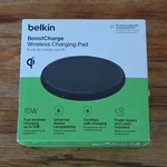 Belkin Boostcharge Qi 15W Fast Wireless Charging Pad Black W/ 4FT Cable. Fixed Price $14.95.