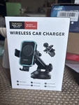 Jusaka Wireless Car Charger, 15W Fast Charging Auto Clamping Phone Sealed. Fixed Price $22.99.