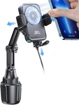 Wireless Car Charger Cup Phone Holder 15W Fast Charging Auto Clamping.... Fixed Price $61.90.