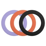 Uxcell Magnetic Sticker Ring, 3 Pcs Universal Black/orange/purple. Fixed Price $13.36.