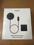 Genuine Samsung Magnet Wireless Charger & 45W Power Adapter Dark Gray Open New!. Fixed Price $52.68.