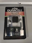 Duracell Sync & Cable With Charger 6FT Model PRO188. Fixed Price $6.99.