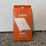 Onn Juice 4000MAH Portable Battery Power Bank New Box Usb Light Pink/white. Fixed Price $9.99.