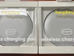 Heyday Qi Enabled 5W Wireless High Speed Charging Pad Grey 2 Pack. Fixed Price $14.00.