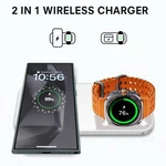 Us 2IN1 Wireless Charging Mat Pad For Samsung Galaxy Watch 8/ULTRA S26 S25. Fixed Price $8.99.
