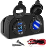 Upgraded Tent Type Panel 12V Usb Outlet, Quick Charge PD3.0& Dual C.... Fixed Price $27.99.