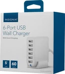 New Insignia 60W 6-PORT Usb Wall Charger With Smart Charging White. Fixed Price $23.70.