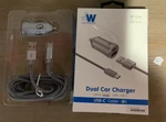 Just Wireless Dual Car Charger,as Shown,distressed Box. Fixed Price $12.99.