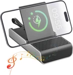5000MAH Magnetic Power Bank With Speaker - Wireless Charger & Phone Stand. Fixed Price $40.87.