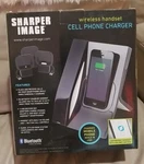 Sharper Image Wireless Bluetooth Handset Iphone 4, 5, Samsung Cell Charger. Fixed Price $19.99.